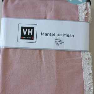 Mantel De Mesa Tusor Con Flecos Medida 1.50 x 2.50 MTS