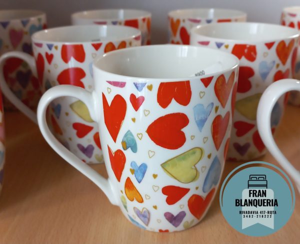 Tazas De Cerámica Con Corazones