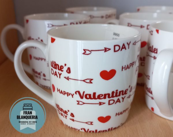 Tazas Cerámica Feliz Día De San Valentin