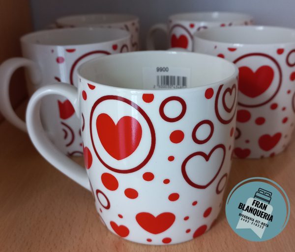 Tazas De Cerámica Con Corazones