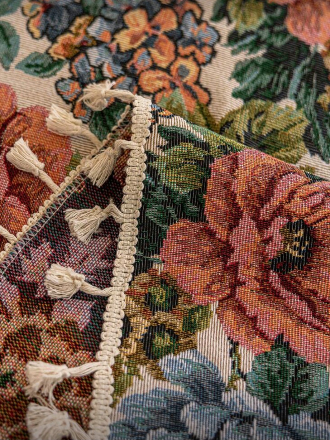 Mantel tela jacquard cuadro 90x90cm 5 Mantel tela jacquard cuadro 90x90cm - Imagen 5