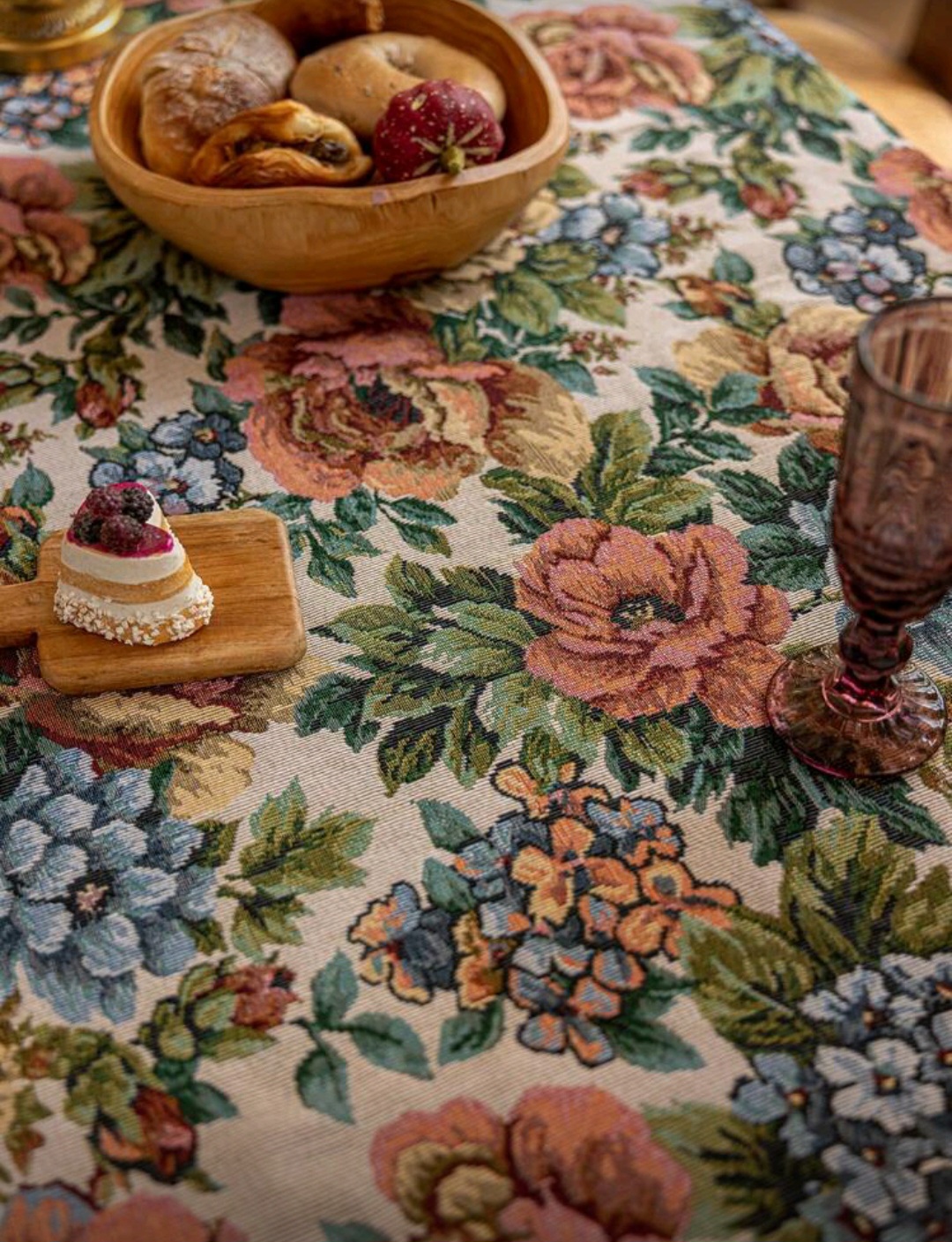 Mantel tela jacquard cuadro 90x90cm 10 Mantel tela jacquard cuadro 90x90cm - Imagen 10