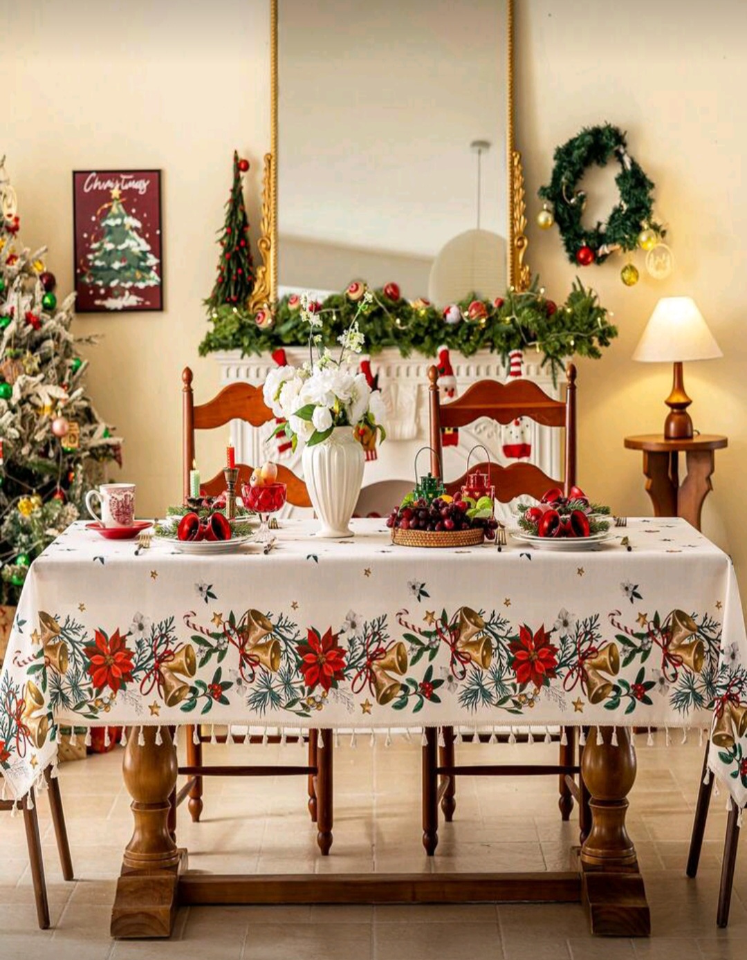 Mantel con flecos de tela bambú 1.40x2.20M 8 Mantel con flecos de tela bambú 1.40x2.20M - Imagen 8