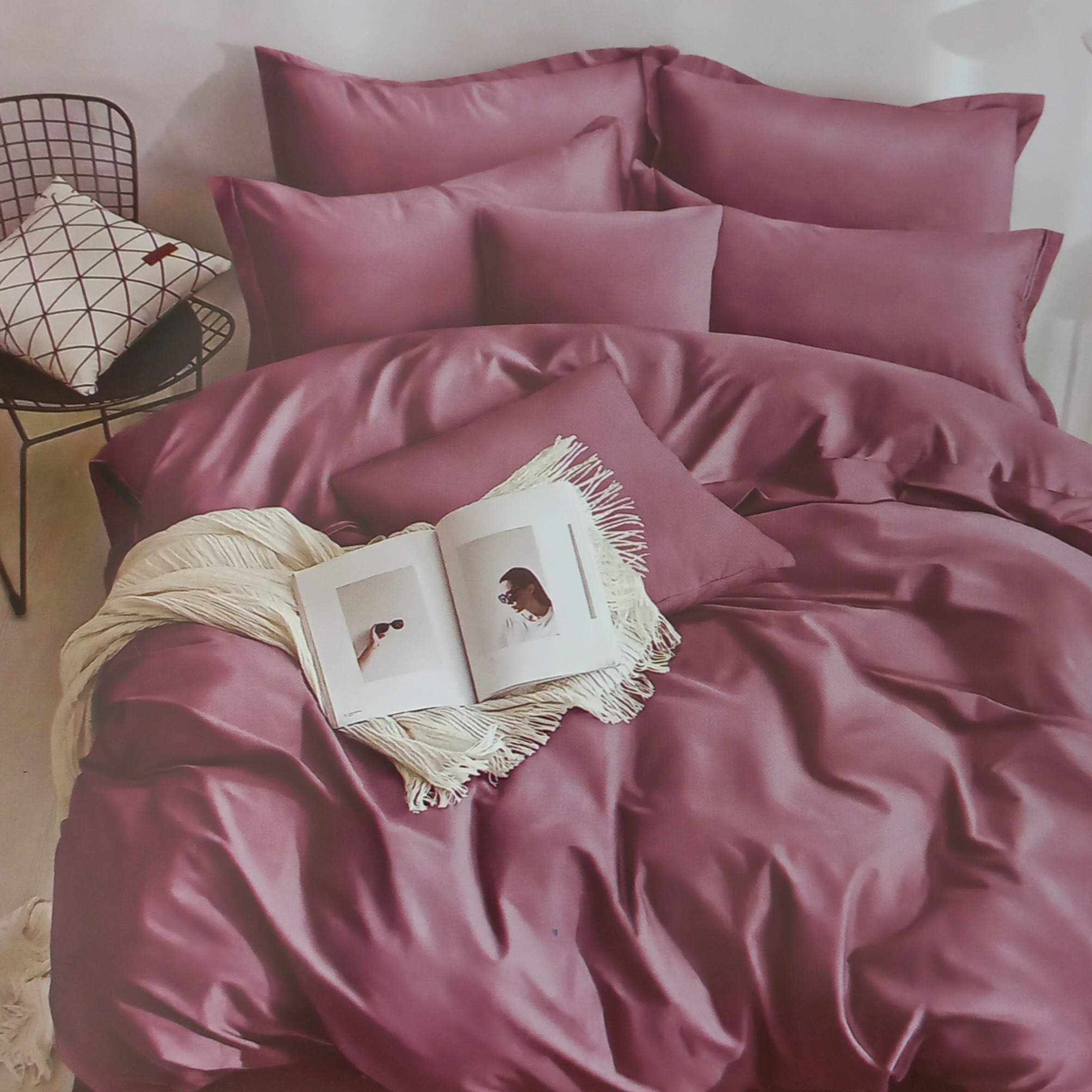 Juego De Sábanas Lisas Medida KING 14 Juego De Sábanas Lisas Medida KING - Imagen 14