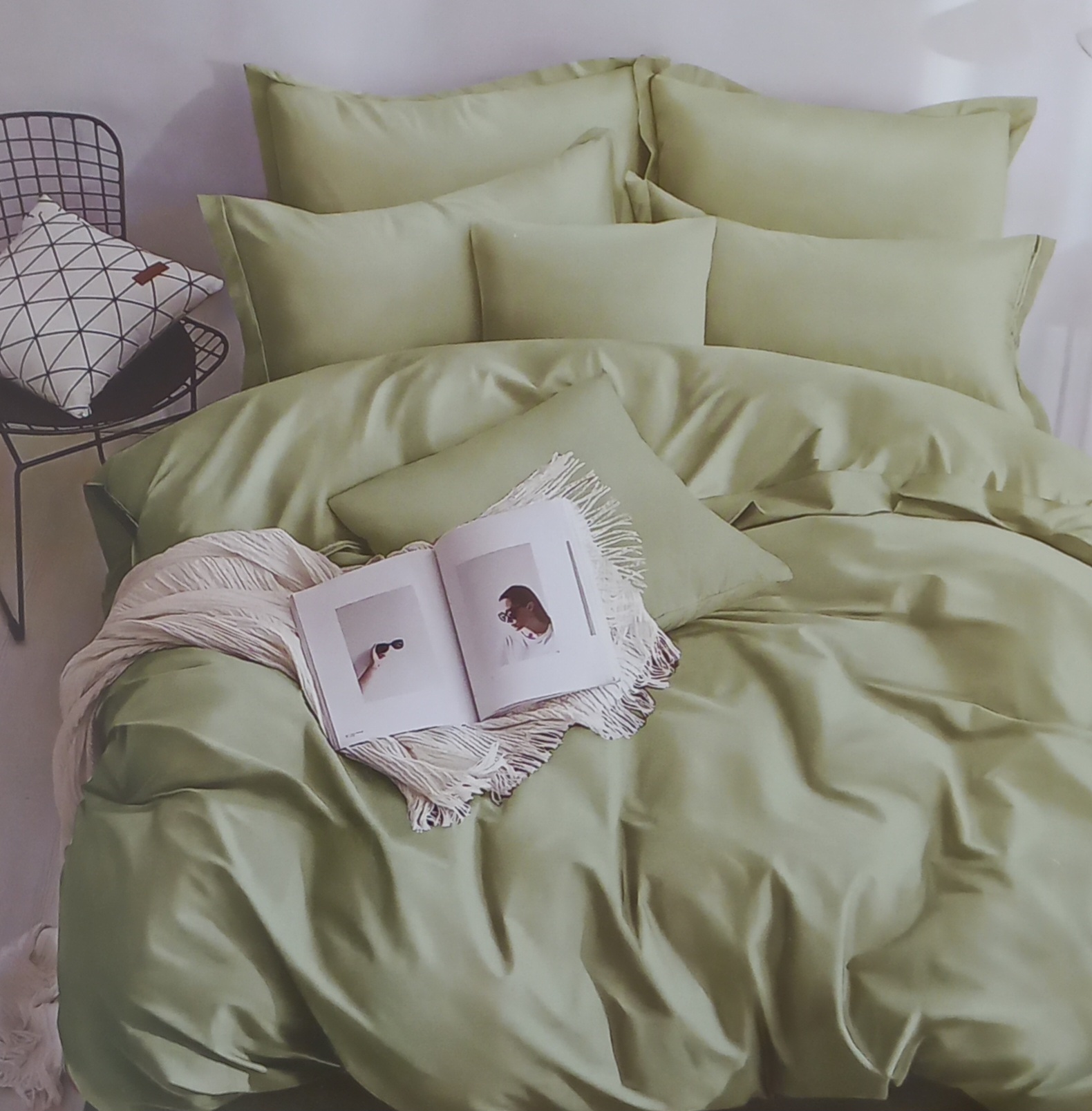 Juego De Sábanas Lisas Medida KING 13 Juego De Sábanas Lisas Medida KING - Imagen 13