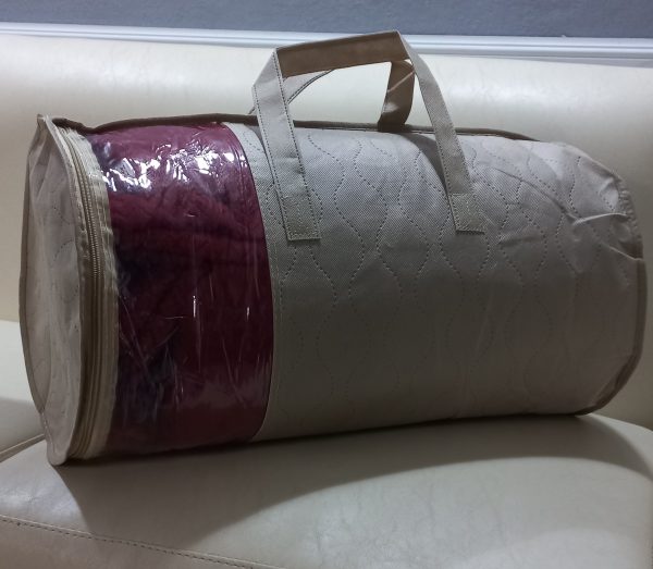 Manta Frazada Con PIEL Y Corderito Medida 2.00x2.20 M Más Bolso De Regalo - Imagen 7