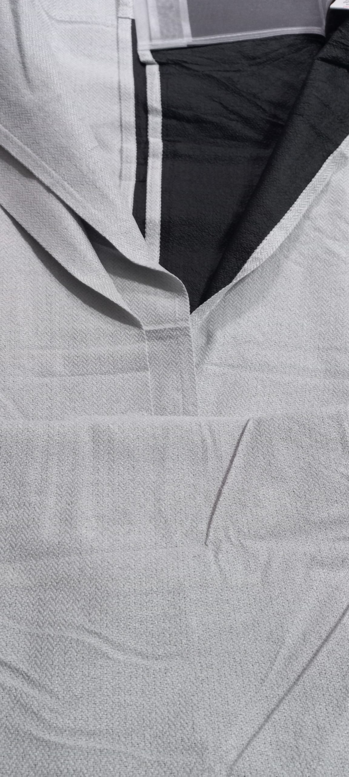 Cortina Jacquard con presilla oculta bloquea el 100% de la luz solar 4 Cortina Jacquard con presilla oculta bloquea el 100% de la luz solar - Imagen 4