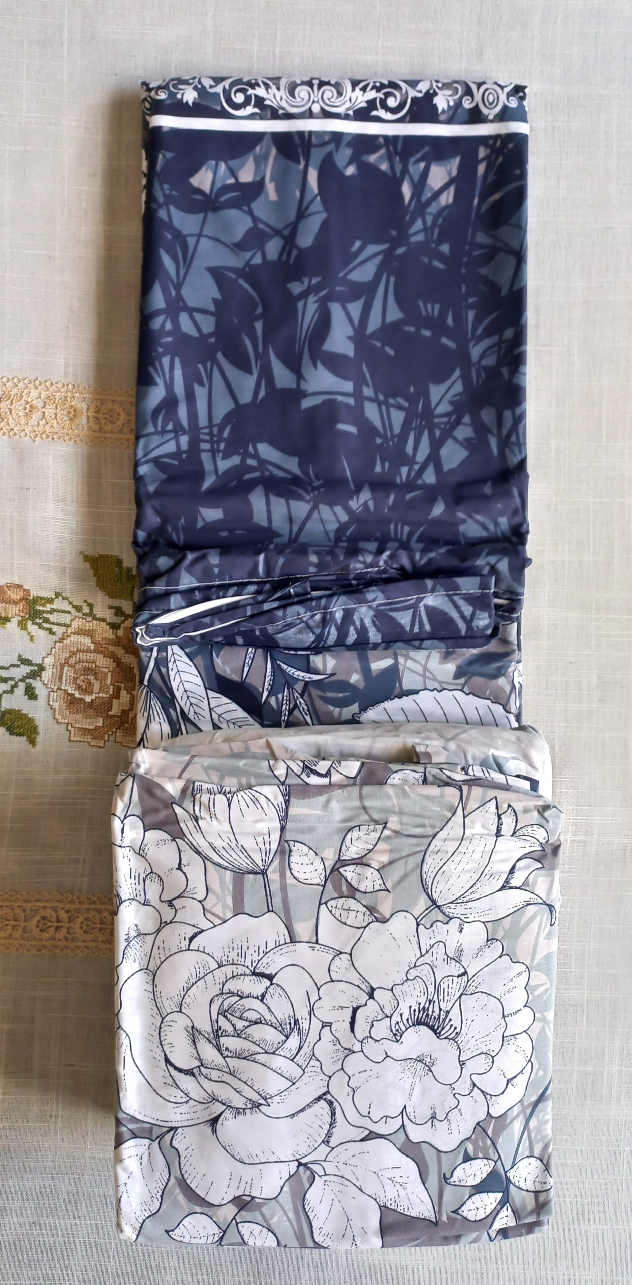 Juego de sábanas 100% Algodón EGIPCIO Percal 600 Hilos Medida KING 5 Juego de sábanas 100% Algodón EGIPCIO Percal 600 Hilos Medida KING - Imagen 5