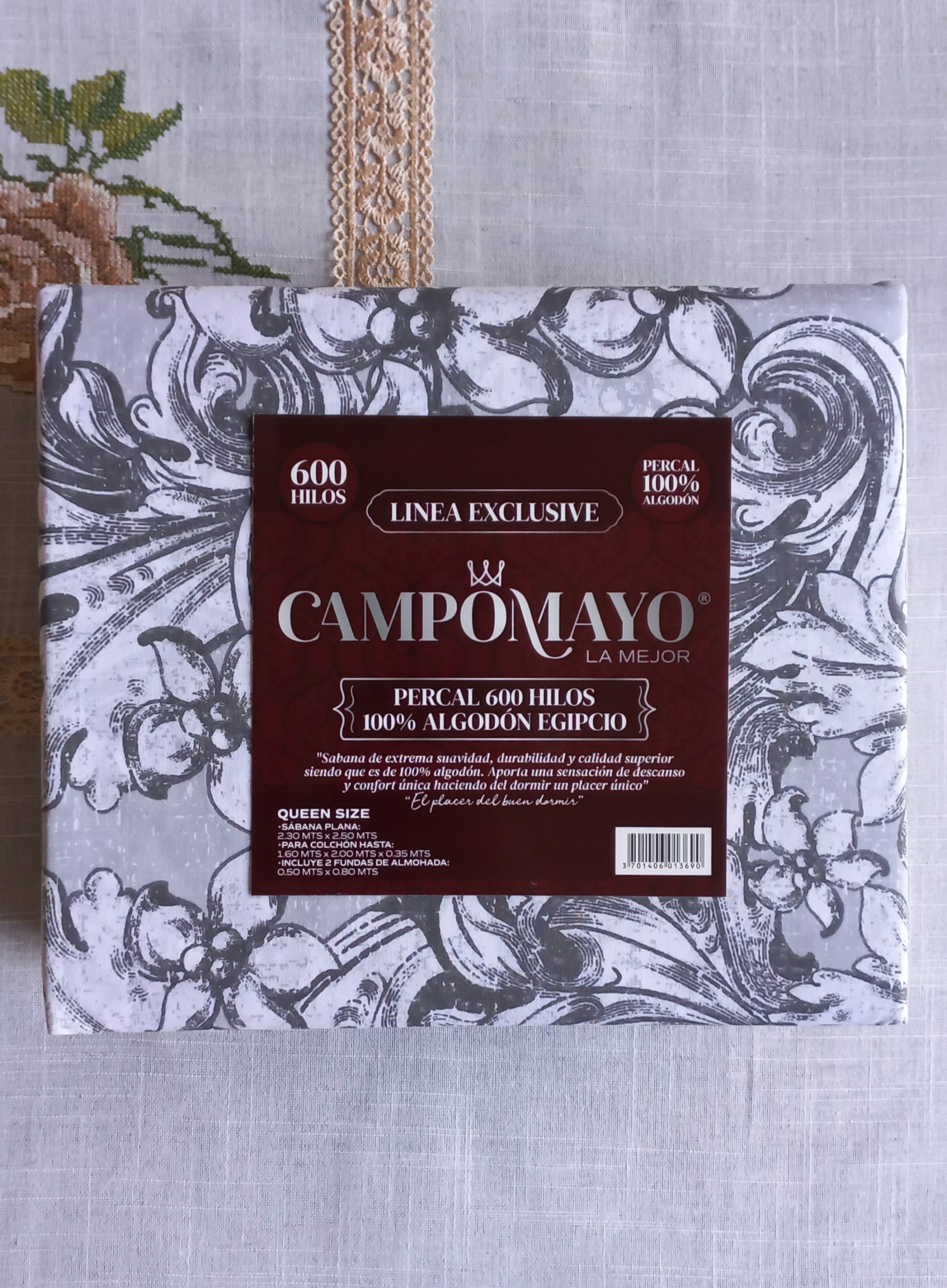 Juego de Sábanas 100% Algodón EGIPCIO Percal 600 Hilos Medida Queen 1 Juego de Sábanas 100% Algodón EGIPCIO Percal 600 Hilos Medida Queen
