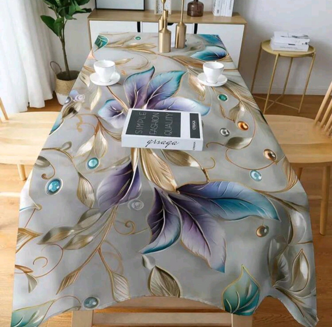 Mantel Antimanchas con diseño botánico y de mariposas 1.40x1.80M 2 Mantel Antimanchas con diseño botánico y de mariposas 1.40x1.80M - Imagen 2