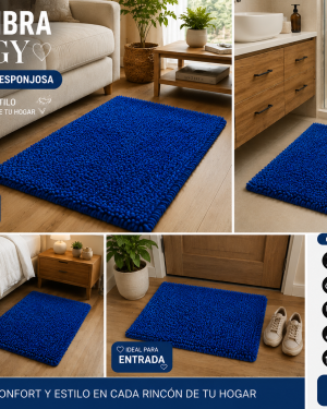 Alfombra Shagy Medida 60x40 Cm
