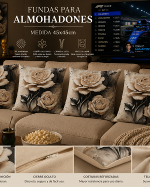 Fundas para Almohadones Medida 45x45cm