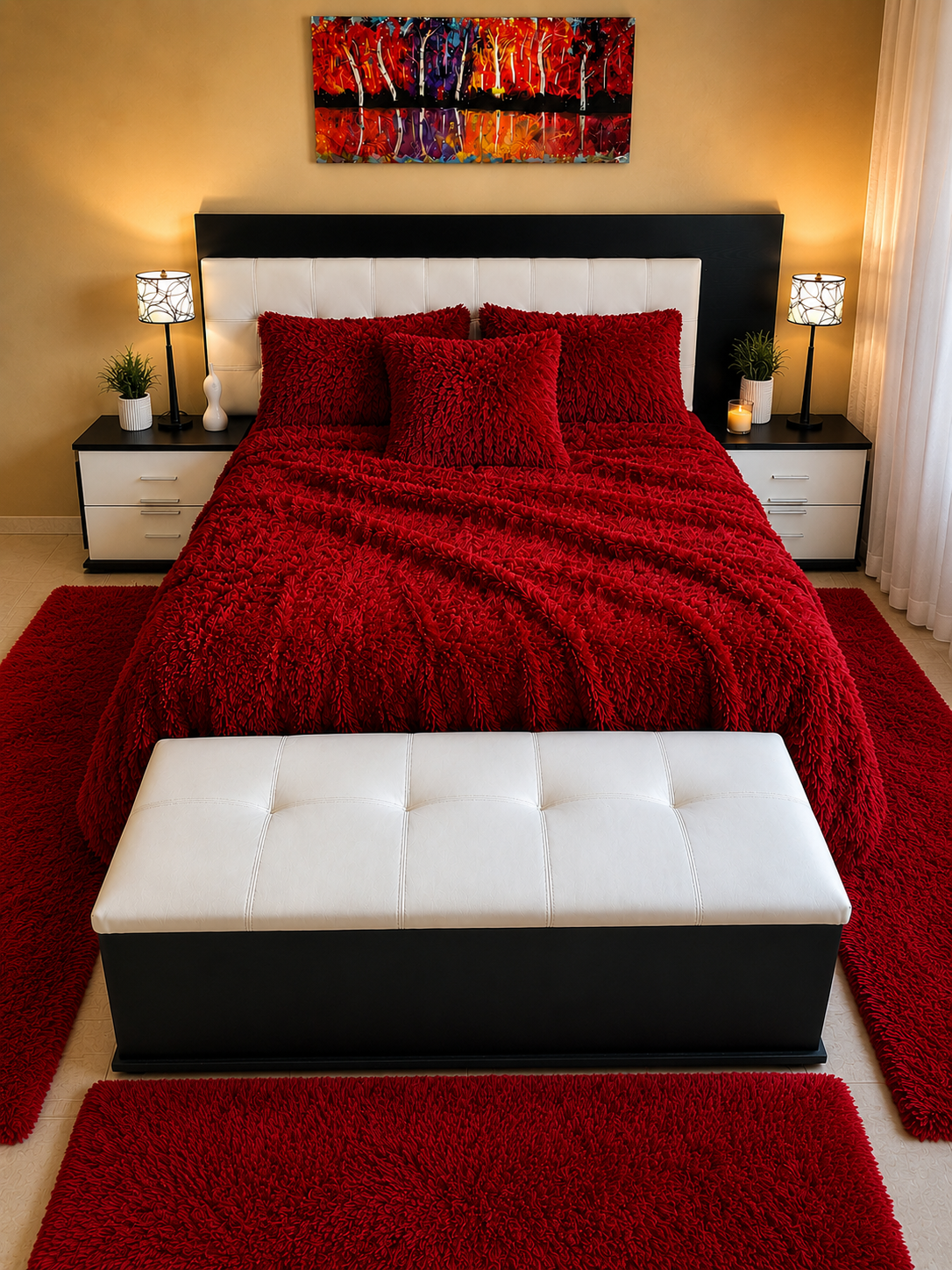 Frazada Con PIEL y Corderito Medida King Size 2.70x2.70 M 2 Frazada Con PIEL y Corderito Medida King Size 2.70x2.70 M - Imagen 2