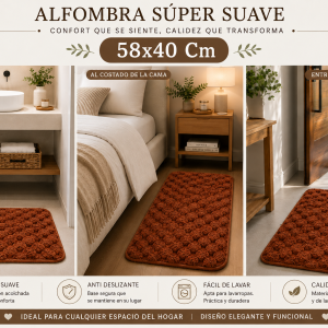 Alfombra Felpudo Medida 58x40 Cm