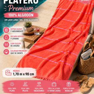 Lona Playera Doble Faz Arcoiris Medida 90x170 Cm