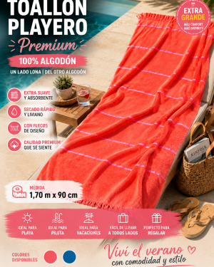 Lona Playera Doble Faz Arcoiris Medida 90x170 Cm