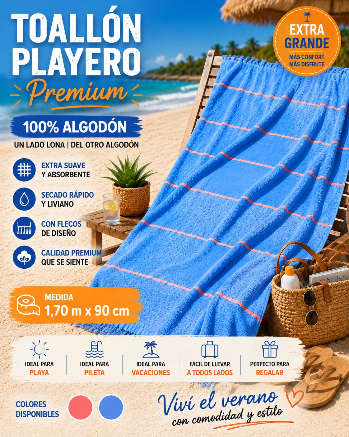 Lona Playera Doble Faz Arcoiris Medida 90x170 Cm 2 Lona Playera Doble Faz Arcoiris Medida 90x170 Cm - Imagen 2