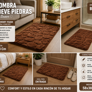 Alfombra de Baño Memory Medida 58x38 Cm