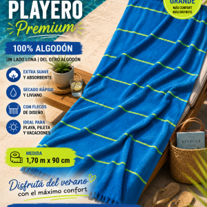 Lona Playera Doble Faz Arcoiris Medida 90x170 Cm
