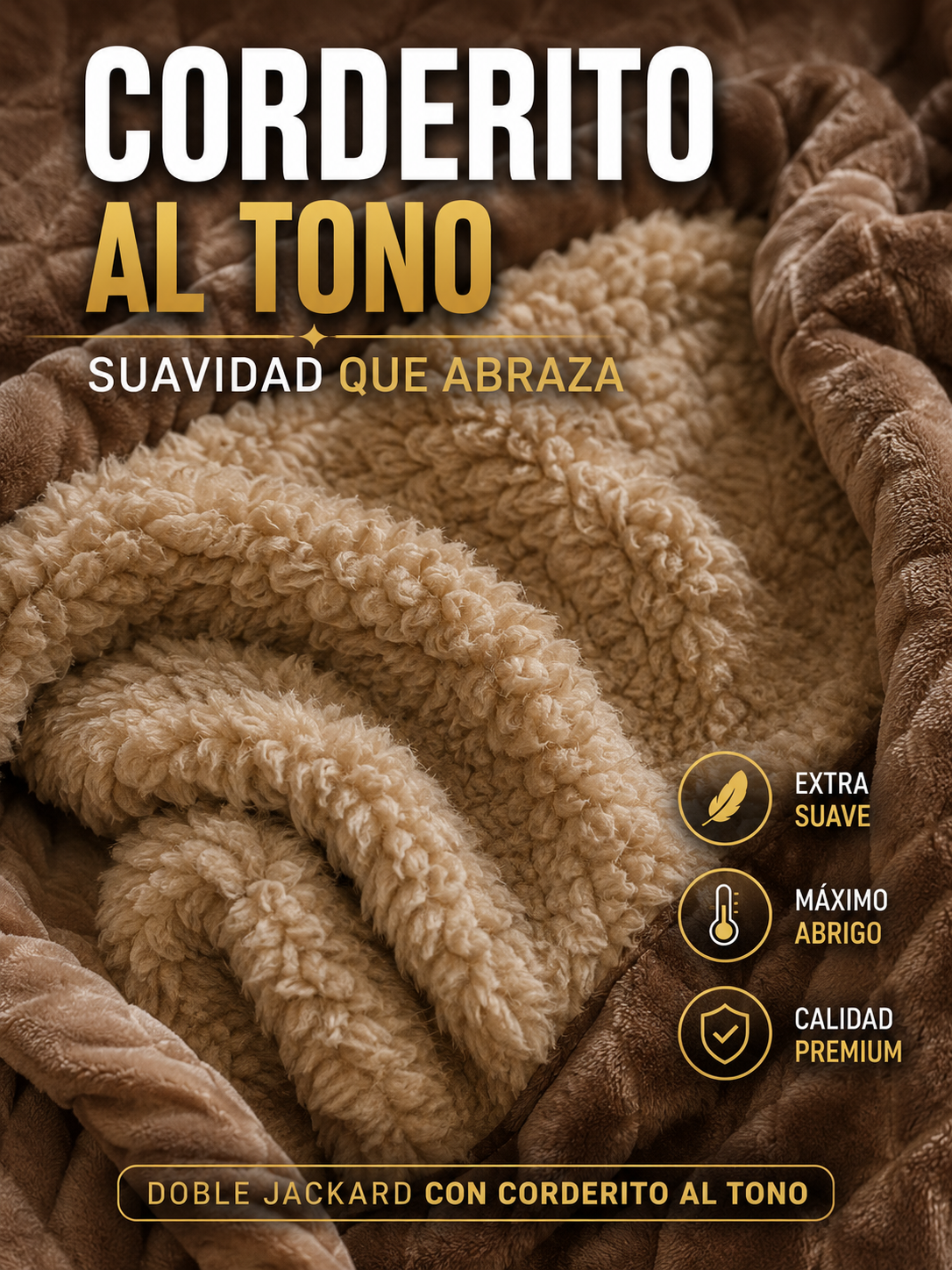 Frazada Doble Jackard Queen 2 1/2 Plazas 2.20x2.40 M 2 Frazada Doble Jackard Queen 2 1/2 Plazas 2.20x2.40 M - Imagen 2