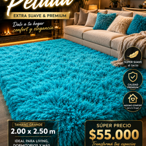 Alfombra Pelos Altos 2.50 x 2.00 M