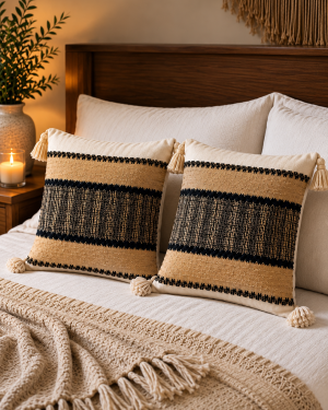 Fundas Tejido Artesanal para Almohadones Medida 38x38 cm