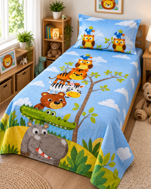 Juego De Sábanas Infantiles + Bolso Termico Infantil de Regalo (copia)