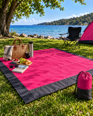 Lona Playera Impermeable Con Estacas Medida 140x200 M