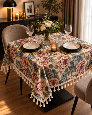 Mantel Tela Jacquard medida 90x90cm
