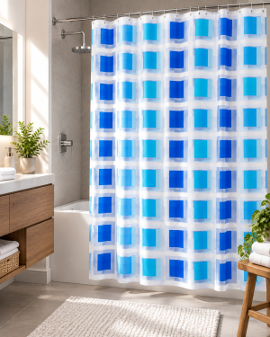 Cortina de Baño No necesita protector interno