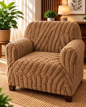 Funda para Sillón Premium de 1 Cuerpo – Color Marrón – 90 cm x 1,40 m